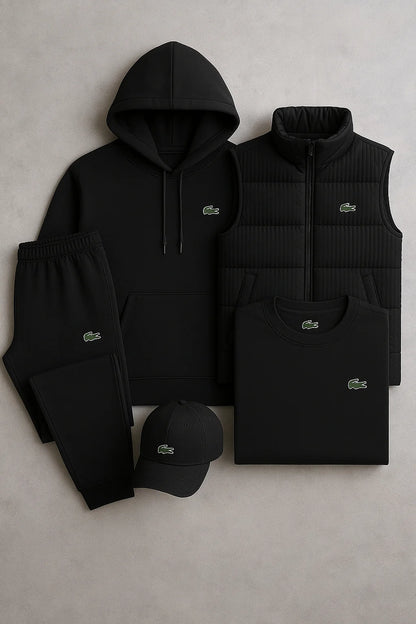 Ensemble Premium LC – Sweat à capuche, Pantalon, T-shirt, Gilet et Casquette